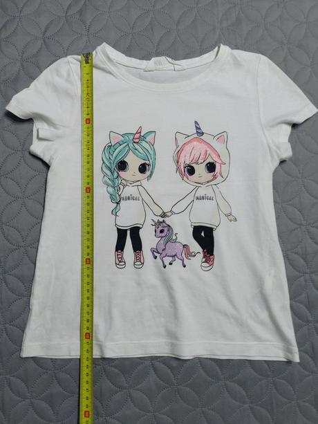 H&m tricko magical unicorns, h&m,128