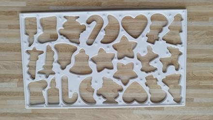 Vykrajovačky vianočné plastové, 