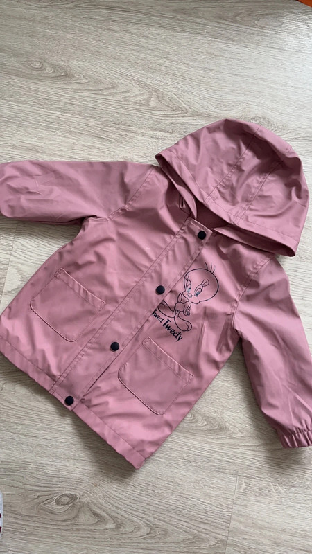 Nepremokavá bunda pršiplášť tweety, disney,92