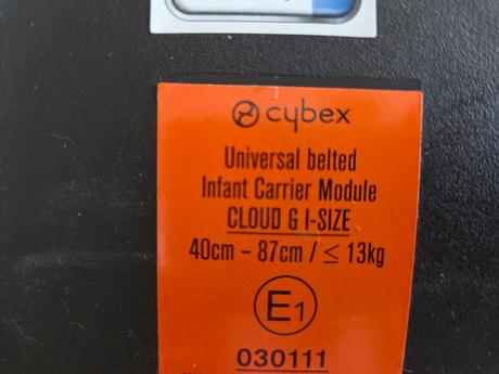Cybex autosedačka cloud g i-size (0-13 kg) lava gr, cybex