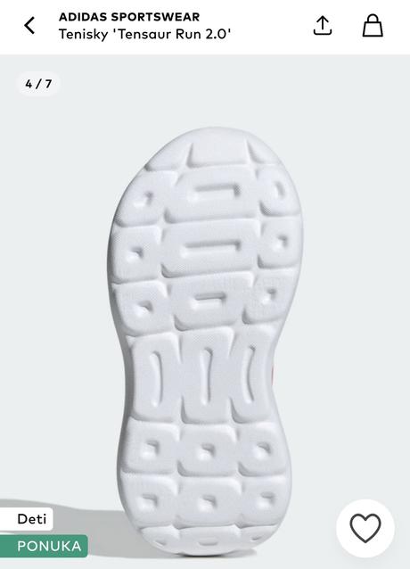 Tenisky adidas sportswear tensaur run 2.0 nové, adidas,35