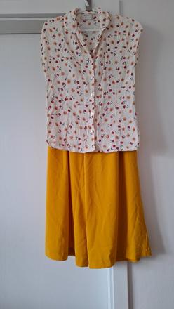 Kvietkovaná blúzka, h&m,36