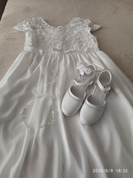 Šaty na 1. sv prijímanie veľkosť 160, 158