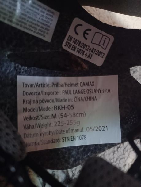 Predám detskú prilbu helmex quamax, m