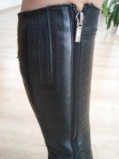 Koženné čižmy veľ.37, 37