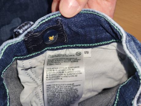 Riflové kraťasy/šortky, veľ. 164/170, c&a,164