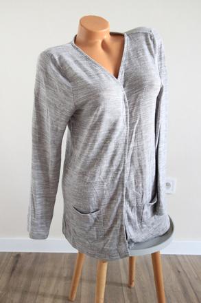 Bledo šedý kardigan, xl, xl