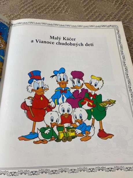 Krásna zberateľská kniha walt disney veselé vianoc, 