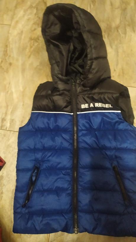 Vesta + 2ks mikiniek, h&m,122