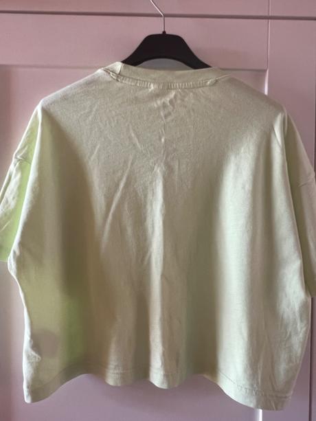 Neónové crop tričko reebok m, reebok,m