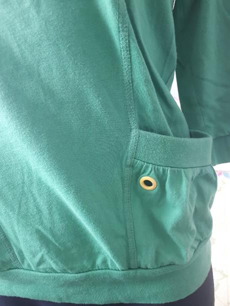 Zelená mikina s kapucňou, river island,34