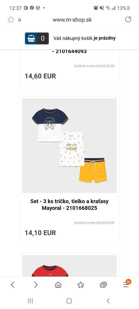 Mayoral letny komplet, mayoral,68