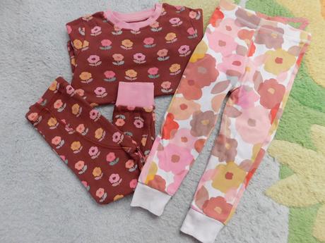 Teplé pyžamo next plus kvetovaný spodok, next,92