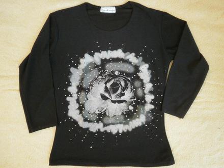 Tenký, elastický, s 3/4 rukávom, xs