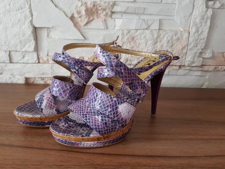 Letné fialové sandále, 37