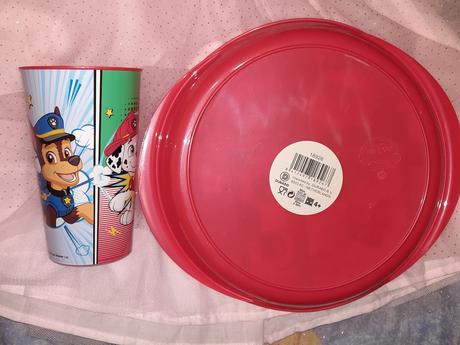 Plastový tanier, pohár disney paw patrol marvel,