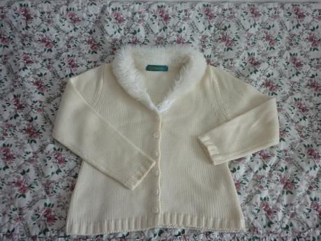 Svetrík s kožušinkou, s