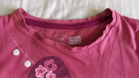 Tričko little kids- veľ. 7-8rokov-super stav, pepco,128