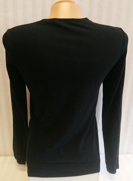 Dámsky elastický čierny top, bluemarine, xs, xs