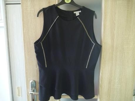 Tričko s volánom, h&m,46