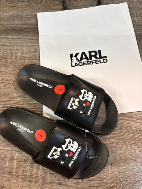 Karl lagerfeld nové dámske šlapky č.38, karl lagerfeld,38