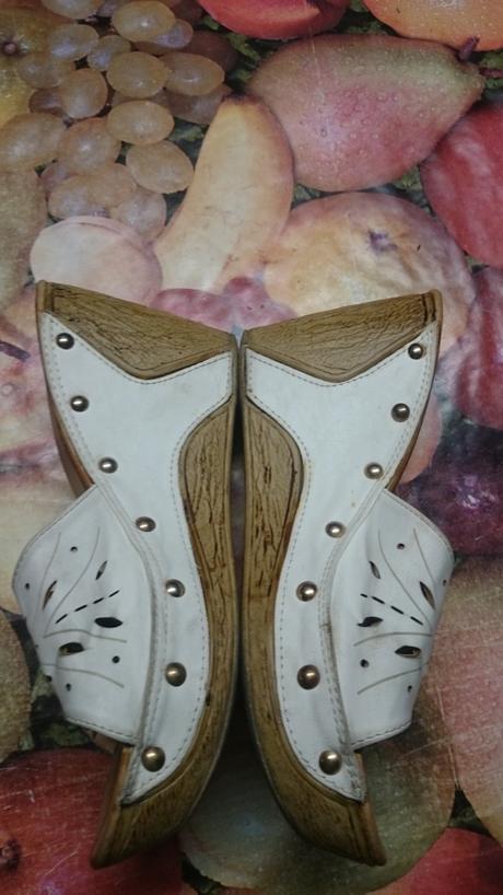 Dámske šlapky na platforme, 38