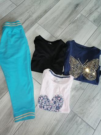 Mini balík - 110, 116 tričká s dlhým rukávom, 110