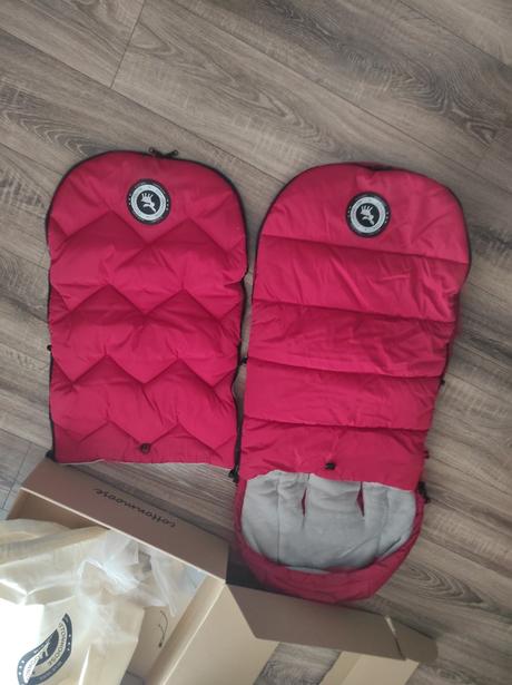 Fusak do kočíka cottonmoose arctic  červený, cottonmoose