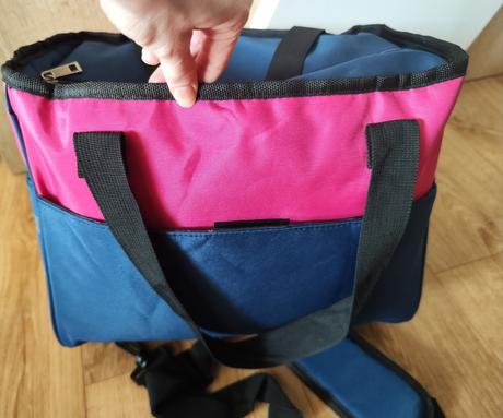 Prebaľovacia taška, na plece/kočík s uchytením,