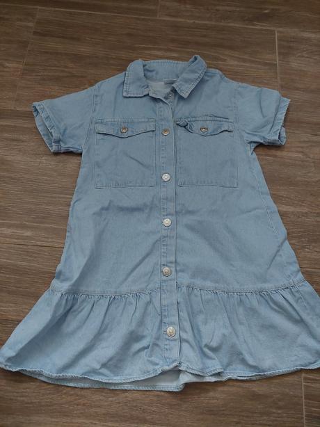 Rifľové šaty/tunika č.134, zara,134