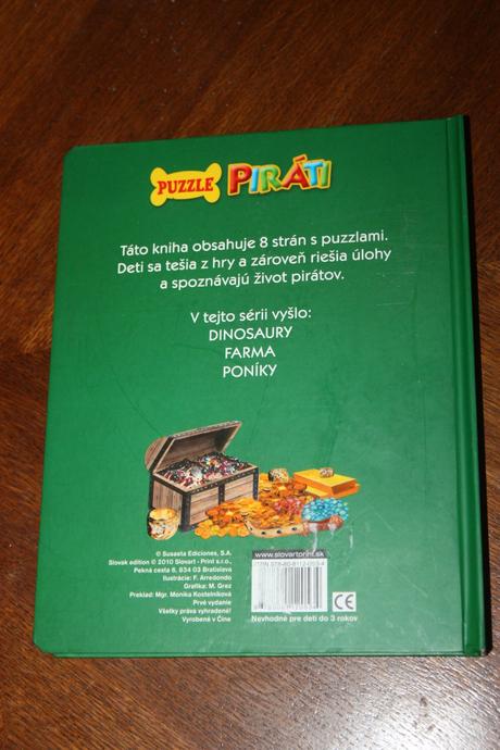 Pirati - kniha a 8 puzzle, 