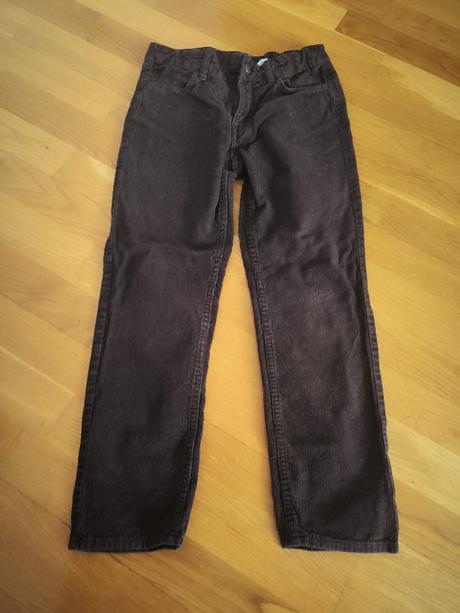 Hnedé menčestráky h&m, h&m,140