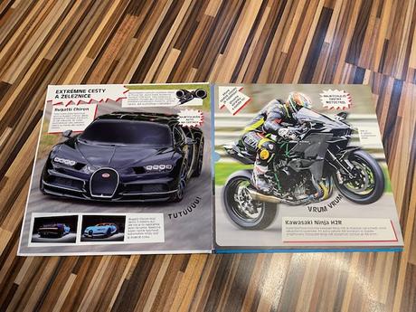 Úžasné stroje, dinosaury kniha, 