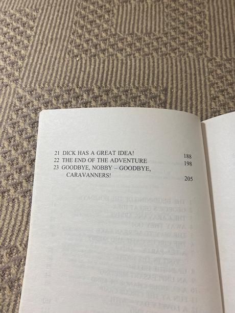 Famous five five go off in a caravan,