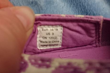 Fialové espadrilky, h&m,19