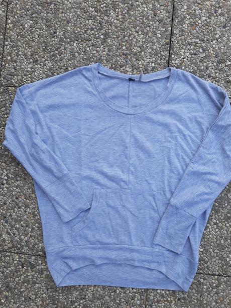 Sivé tričko faktorie velk. m/l., m