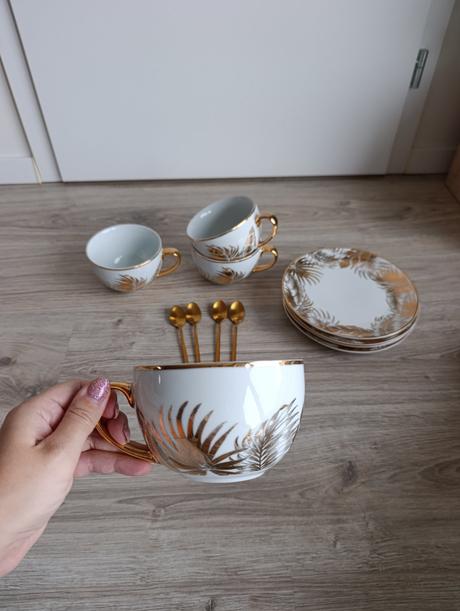 Sada hm šálky taniere lyžičky, 