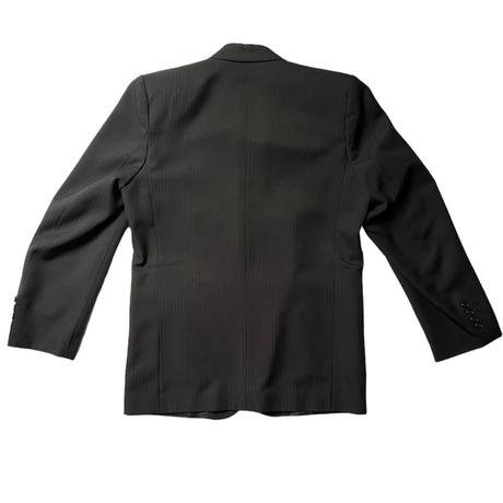 Čierne pánske sako s tenkým prúžkom l (52-54), l