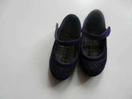 Fialové elegantné topánočky, 21