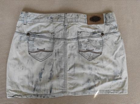 Riflová minisukňa vigoss denim, 28