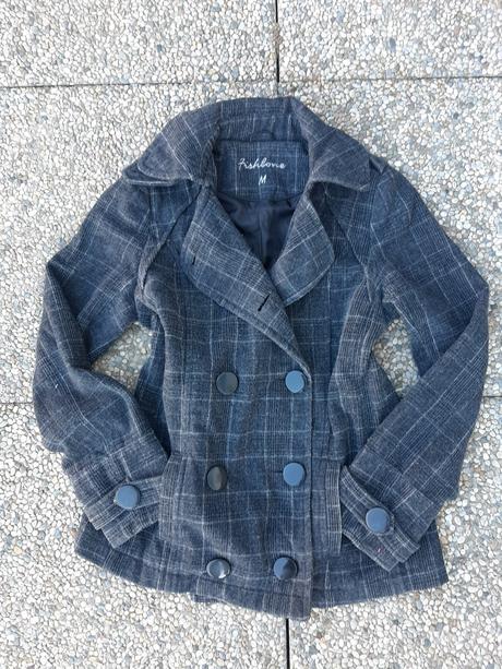 Zľava. dámsky kabát fishbone velk. m., fishbone,m