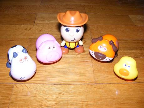 Traktor, zvieratká a farmár, 