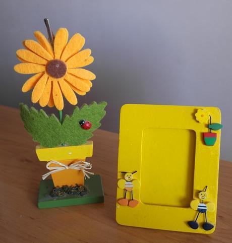 Drevený fotorámik + stojan na foto,