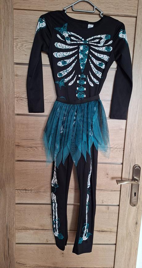 Halloween kostým kostlivec pre dievča, 