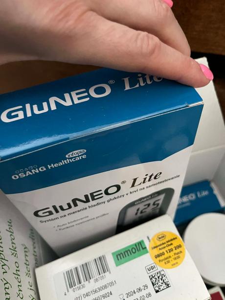 Posuniem komplet vybavu pre diabetikov/cukrovkarov, 