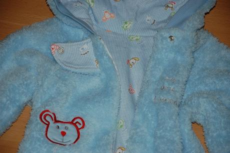 Chlpatý svetlomodrý overal so zvieratkami, 74