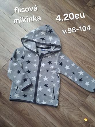 Flísová mikinka, 98