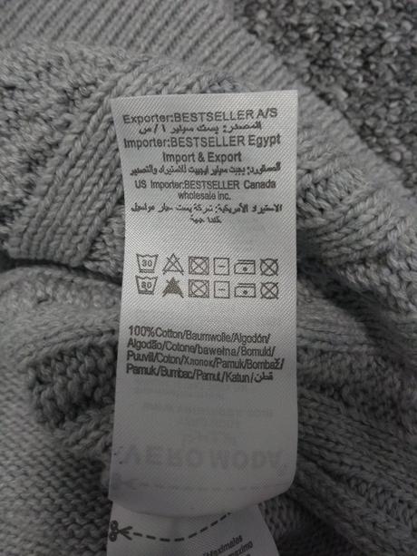 Sivý pulóver m, vero moda,m