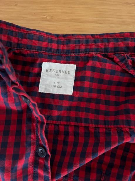 Károvana košeľa reserved 116, reserved,116