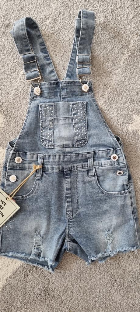 Džinsové kraťasy na traky, grace,116